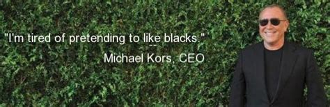 is michael kors racist